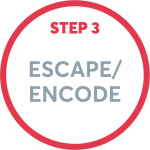 Use escaping/encoding